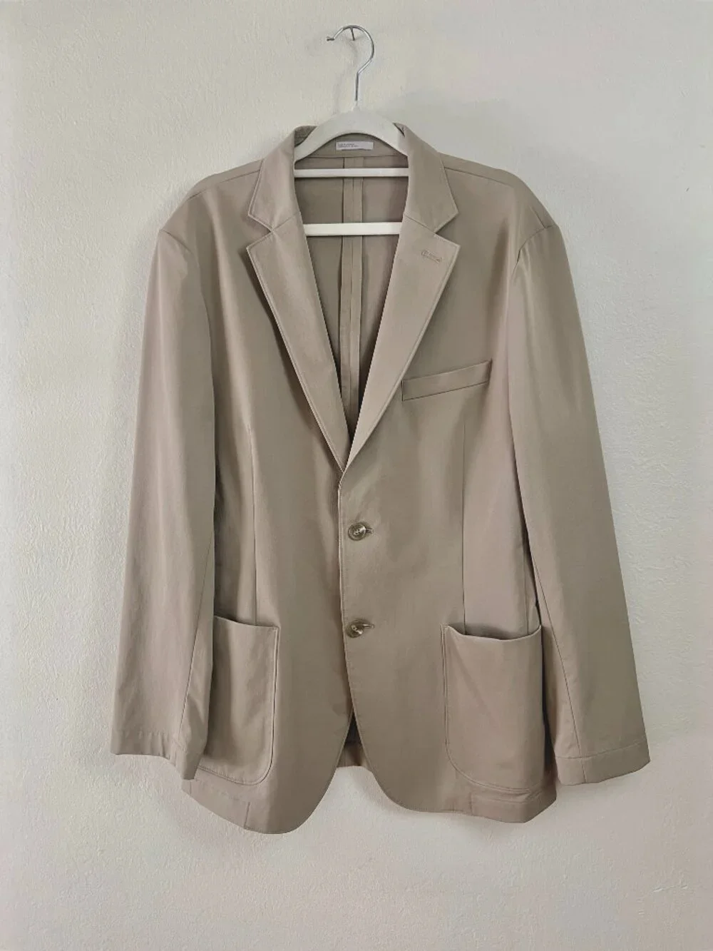 Nordstrom Rack Men's Tan Cotton/Spandex Lightweight Stretchy Sport Coat Size 42R - Picture 1 of 12